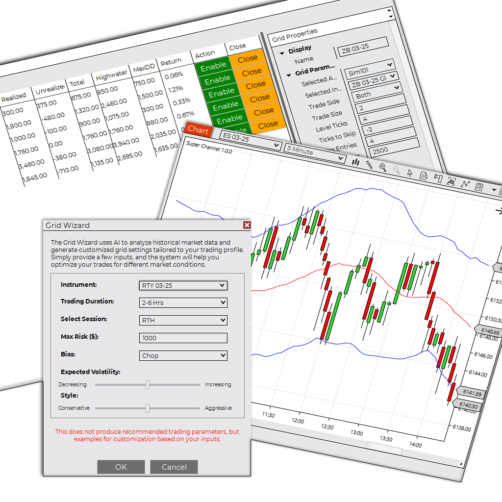 Grid Master NinjaTrader Add-on screenshot
